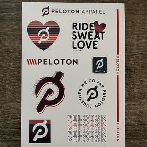 PELOTON sticker set